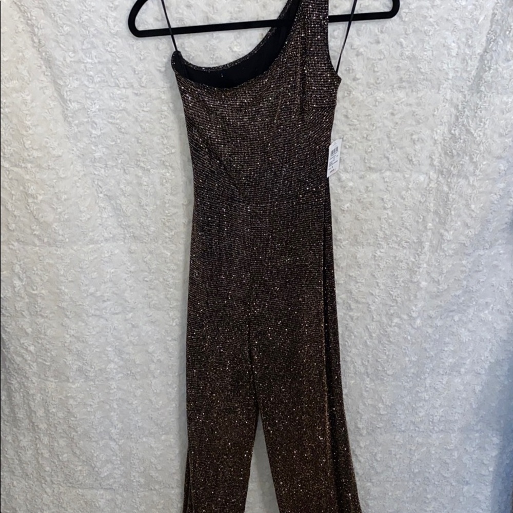 Gold glitter jumpsuit